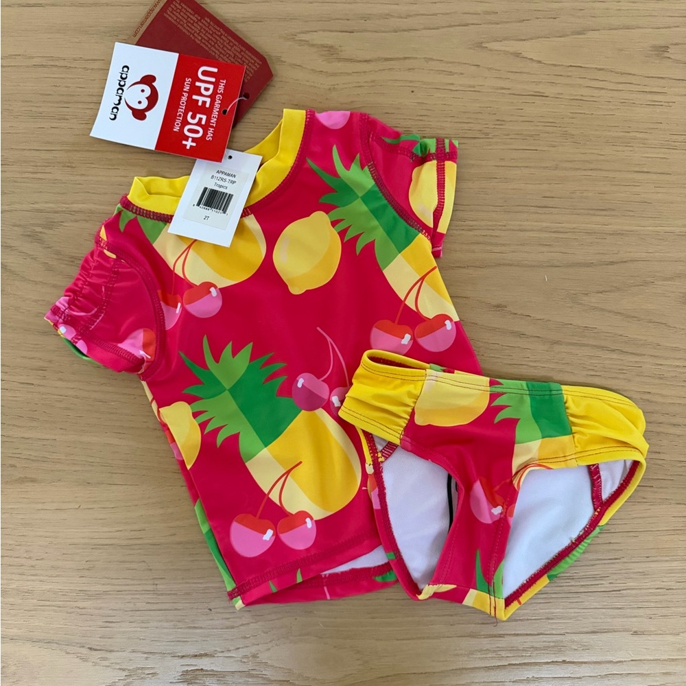 NWT | Appama Tropics Swim Rashguard set - Picture 2 of 3